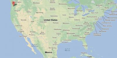포틀랜드는 미국 지도